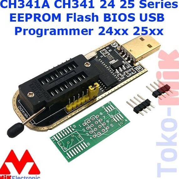 Murah CH341A IC PROGRAMMER EEPROM FLASH BIOS USB PROGRAMMER IC FLASH PROGRAM tokmi99 Juara