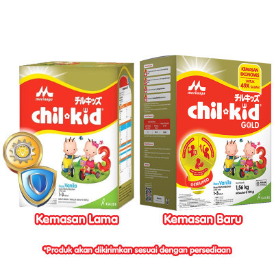 

Morinaga chil-kid 3 Gold Susu Formula Pertumbuhan Anak 1-3 Tahun Vanila 4 x 390 g
