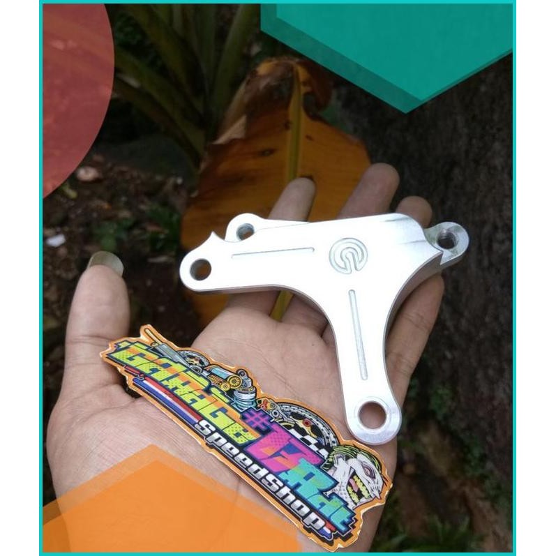 Breaket CNC Kaliper As Tengah Tabung Shockbreaker 7Speed. 11OKTZ4 perk