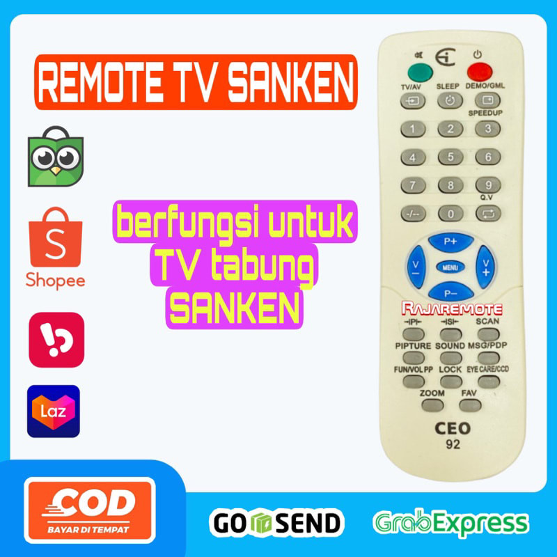 REMOT REMOTE TV SANKEN MULTI UNIVERSAL