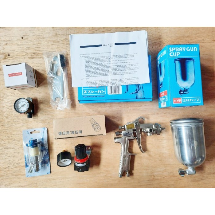 Spray Gun Meiji Tabung Atas F100 / F-100 Taiwan