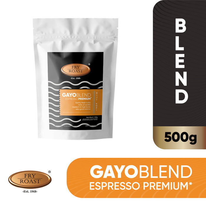

KOPI GAYO BLEND ESPRESSO PREMIUM 500 GRAM BIJI DAN BUBUK