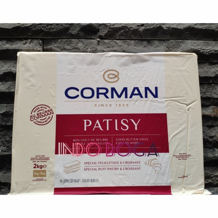 

corman patisy butter sheet 2kg / corman butter sheet 2 kg