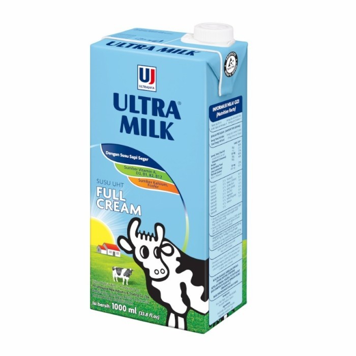 

Susu Ultra Milk 1000 ml 1 dus isi 12 pcs Khusus Gojek&Grab