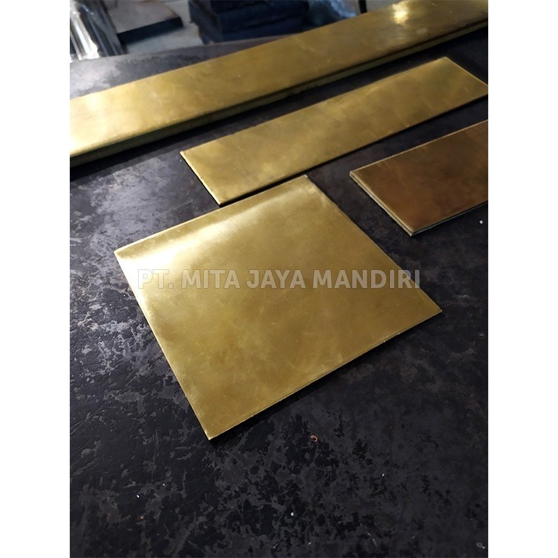 Plat Kuningan 5mm Potongan Custom