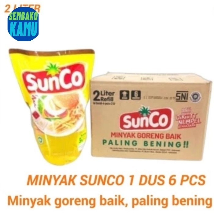 

Minyak Goreng Sunco 2 L - 1 Dus isi 6