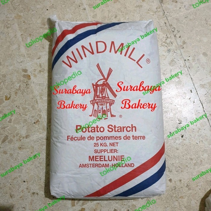 

Tepung Sang Fen / Tepung Kentang / Potato Starch Windmill 25kg