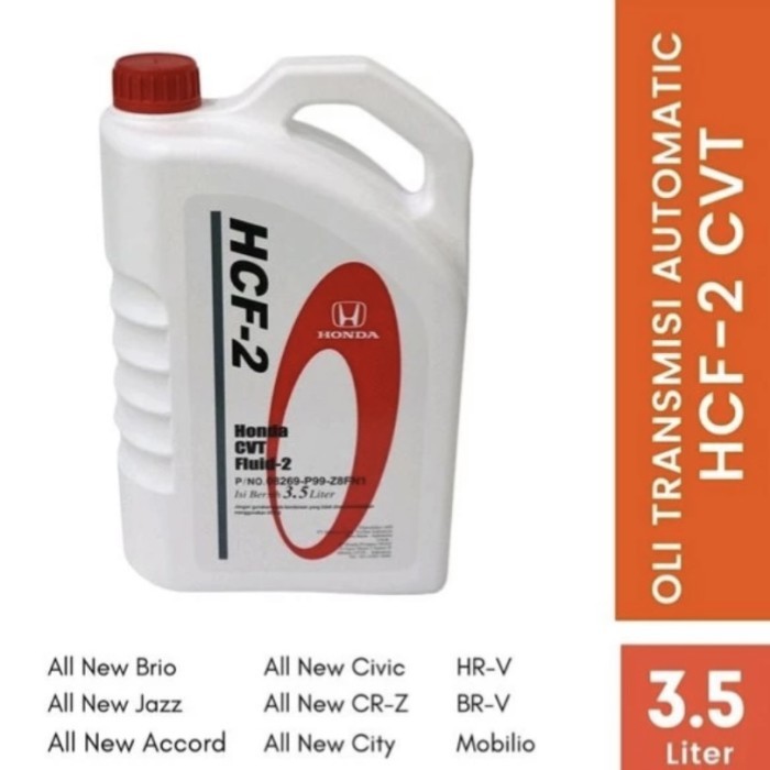 Oli Transmisi Matic CVT Mobil Honda HCF 2 Galon