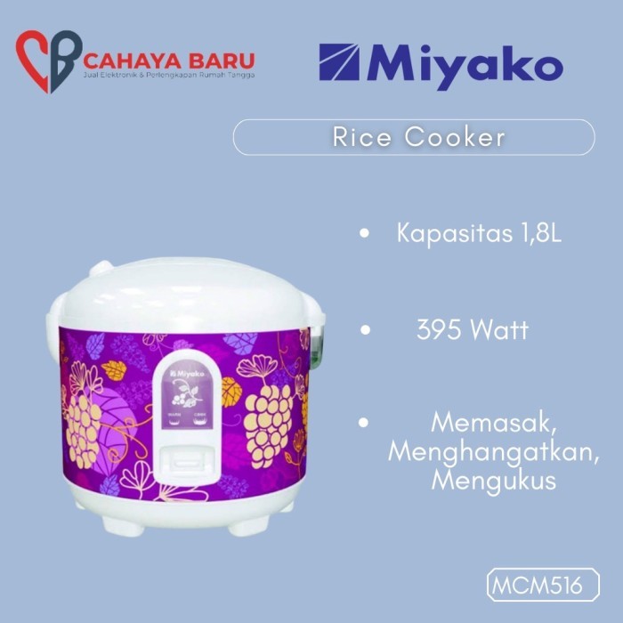 Rice Cooker Miyako Mcm 516