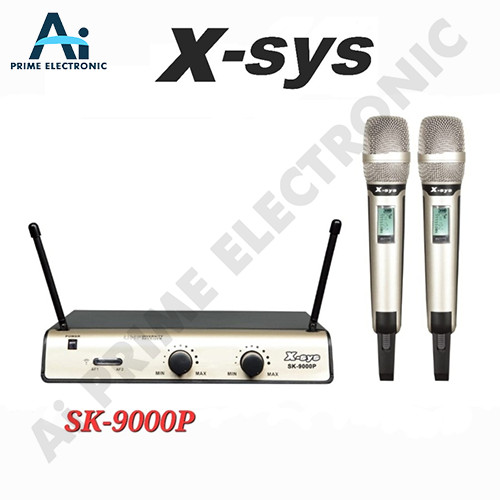 ORIGINAL X-SYS SK-9000P Professional Microphone Wireless Genggam