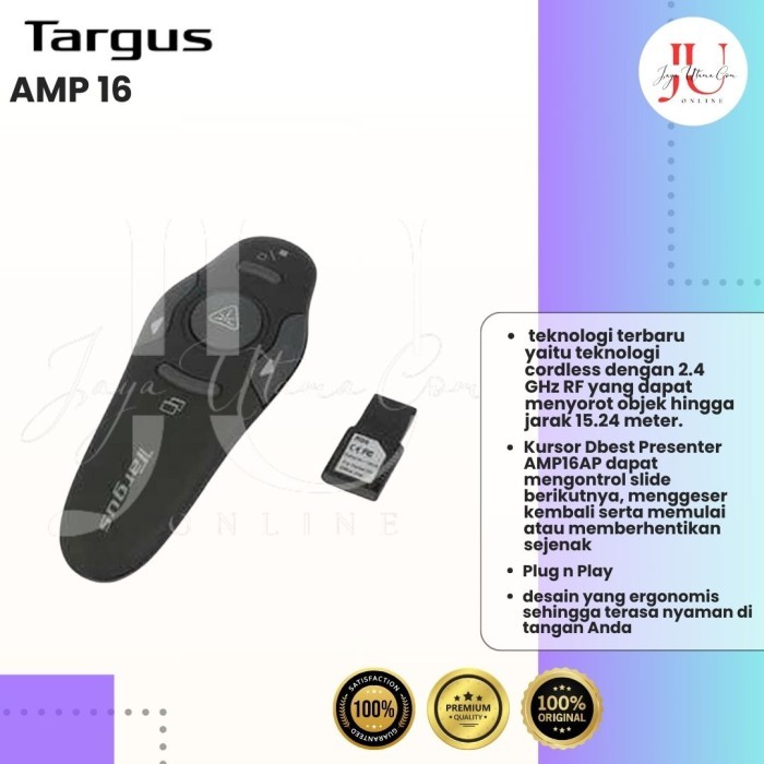 Targus Amp 16 Wireless Presenter with Laser Pointer Original