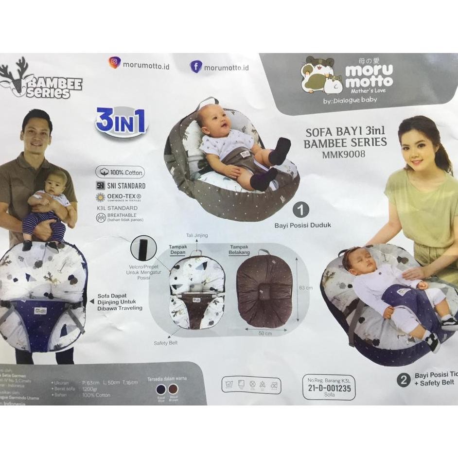 Dialogue Baby Sofa Bayi 3 In 1 Planet Series Dgk9222, Dino Fun Dgk9223, Baby Boo Dgk9224, Bearie Dgk