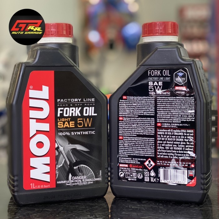 Fork Oil Oli Shock Upside Down Depan MOTUL 5W LIGHT SOFT