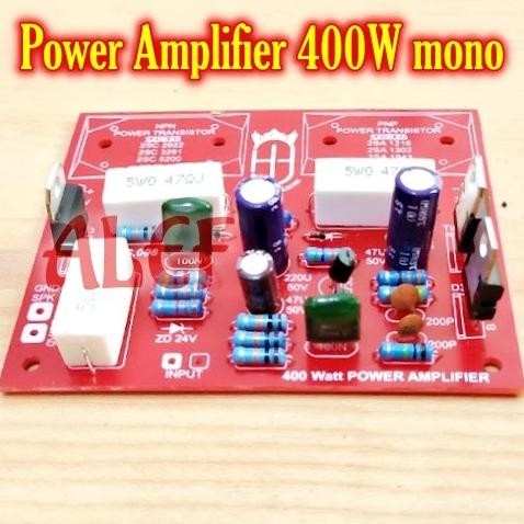 Driver Power Amplifier 400W Mono Safari Sanken 400 Watt ampli