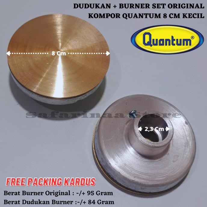 cusss order] Tungku / Dudukan Burner Set Kompor Quantum Original 8 Cm Kecil