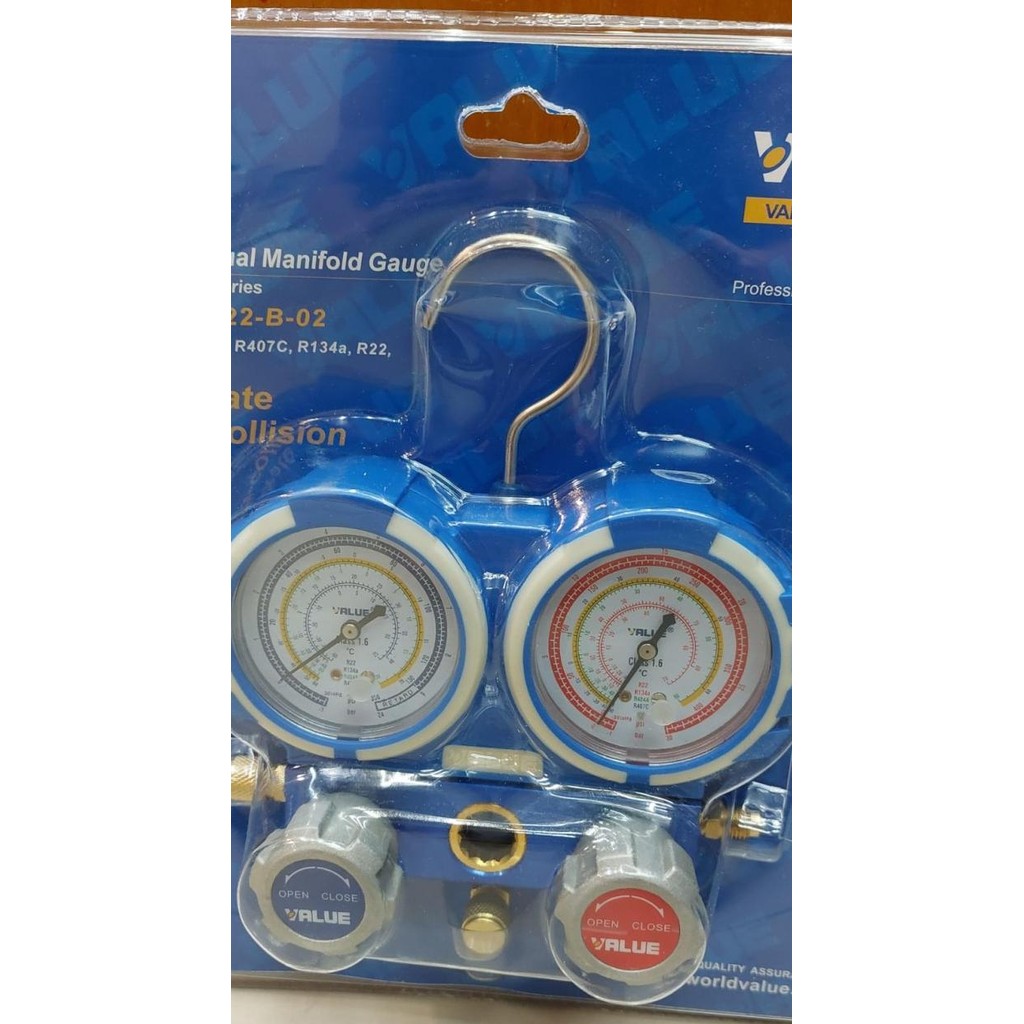 Testing Manifold Analizer Ac Alat Isi Freon R22 R134 R404 R407 Value Original Dan Terpercaya