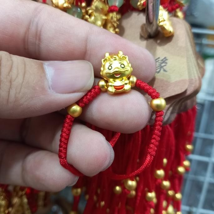 

*****] gelang wanita naga cantik tali merah hokky I