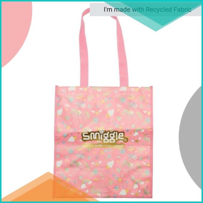 Smiggle Reusable Bag Pink Unicorn / Art Bag School Smiggle Original 11