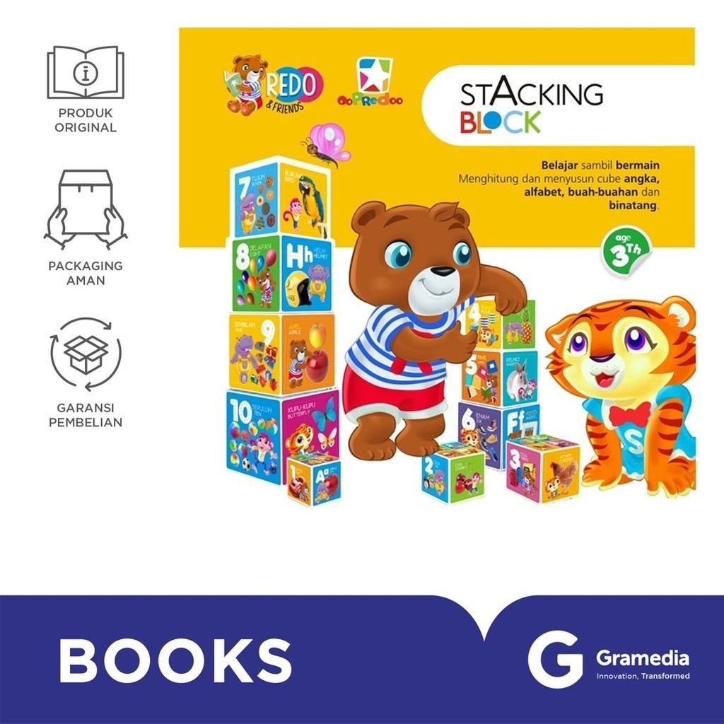 Oopredoo Stacking Block Redo & Friends