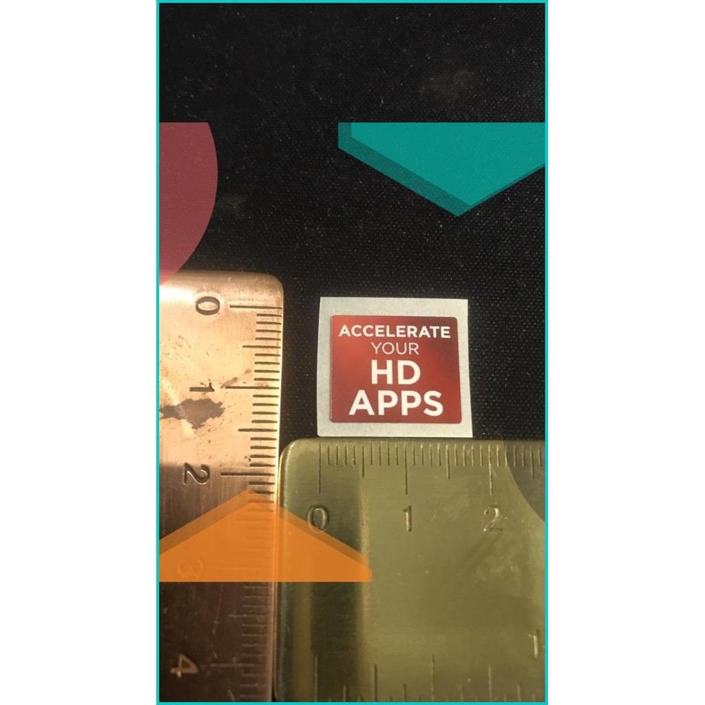 

Sticker stiker logo AMD Accelerate your HDD Apps 11OKTZ4 sparepart