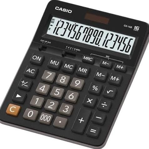 

TERMURAH - Kalkulator Casio GX-16 - Calculator Desktop/Kantor GX16