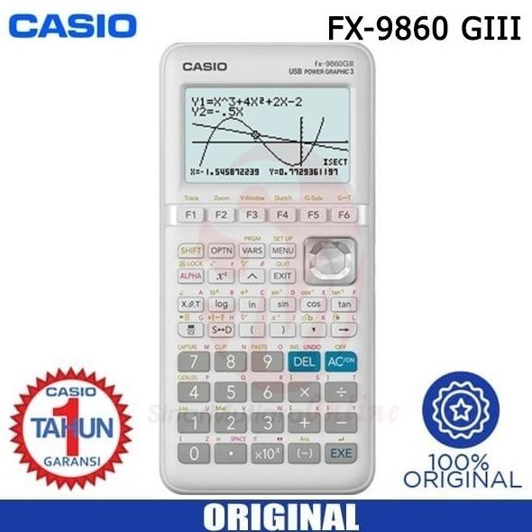 

TERBARU - Kalkulator CASIO fx 9860 G III / kalkulator graphic fx 9860 G III