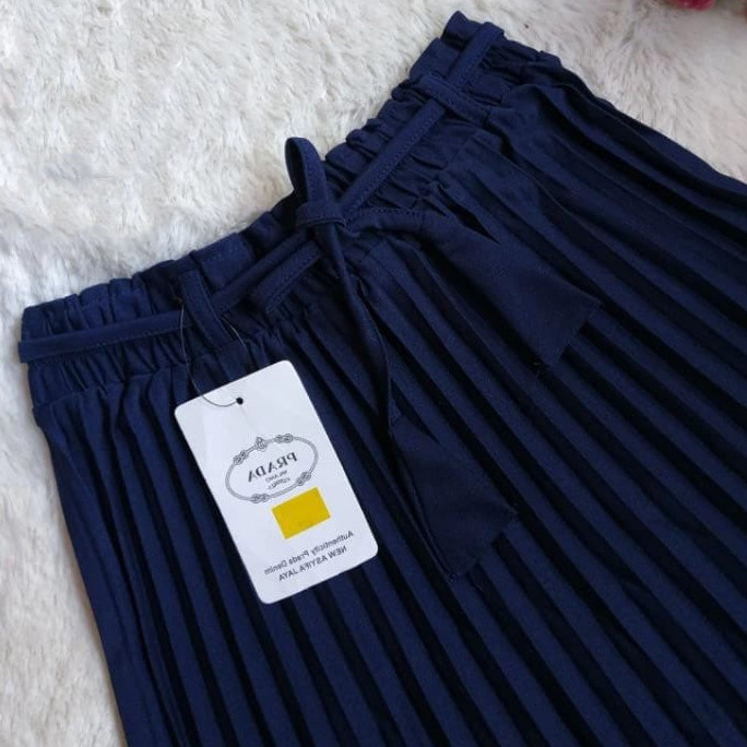 Rok plisket premium Rok plisket panjang muslim bawahan wanita Rok plisket prada original tebel COD
