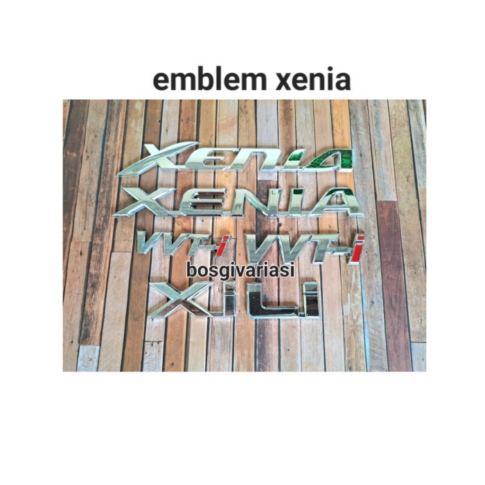 EMBLEM XENIA LAMA XENIA ALLNEW XENIA BARU XI VVTI LI XENIA