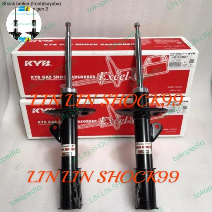 Shockbreaker Yaris Depan Tahun 2006-2011/New Vios Gen 2 Merek Kayaba