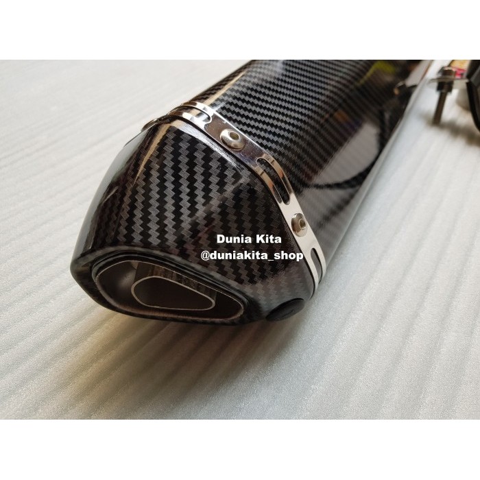 Knalpot Akrapovic Import Long 47Cm Yamaha Xmax Honda Forza 250 - Full Karbon