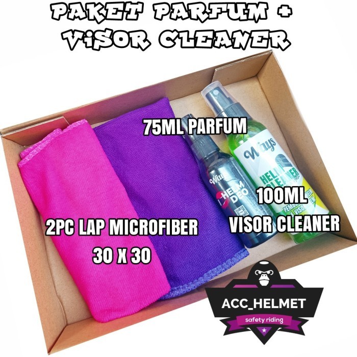 PARFUM HELM / COATING HELM / PEMBERSIH HELM / VISOR CLEANER HEMAT