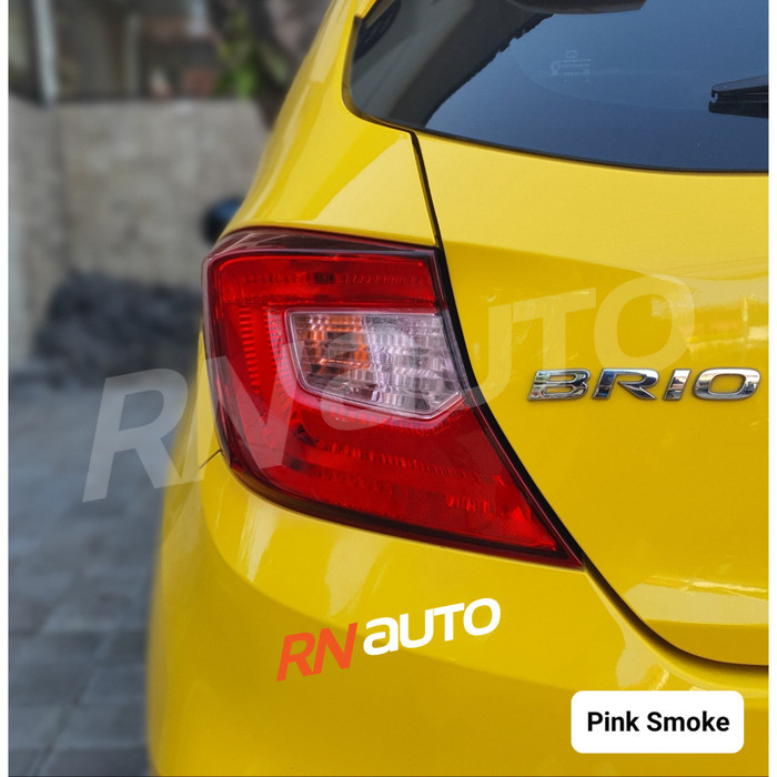 STIKER SMOKE LAMPU BELAKANG TAIL LIGHT AKSESORIS BRIO GEN 2 2018 - UP
