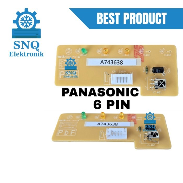 PCB SENSOR AC PANASONIC 6 PIN A743638 - RECEIVER AC PANASONIC SOKET 6 KABEL - MODUL SENSOR AC