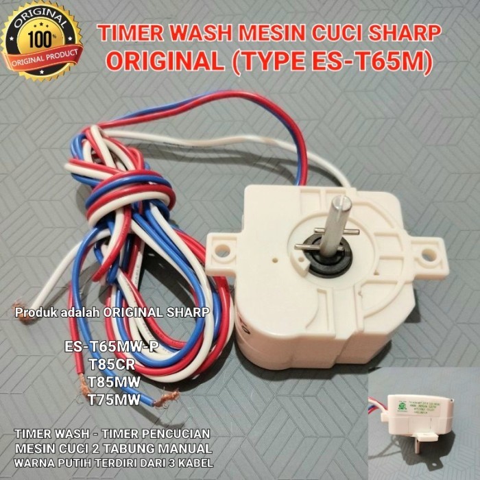 TIMER MESIN CUCI SHARP ORIGINAL ES-T65MW-P T85CR T85MW T75MW