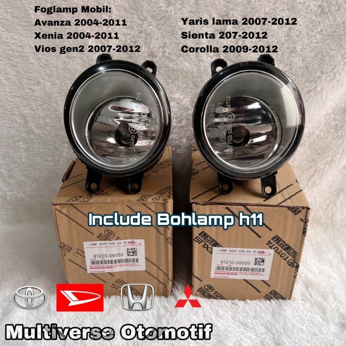 FOGLAMP AVANZA XENIA YARIS SIENTA CAMRY COROLLA OLD 2004-2011 VALEO