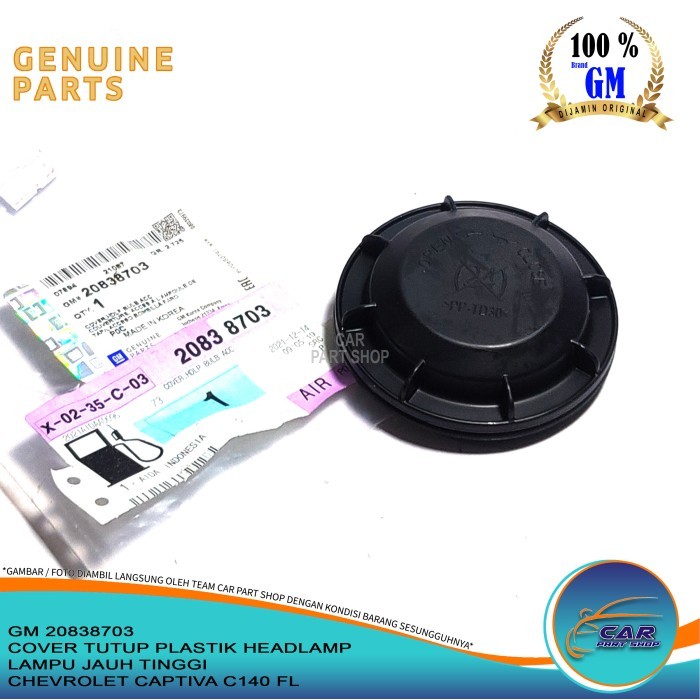 COVER TUTUP PLASTIK HEADLAMP LAMPU JAUH CHEVROLET CAPTIVA C140 FL