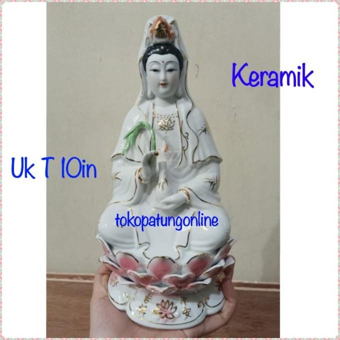 

Ready Patung Kwan Im Keramik T10 21 A
