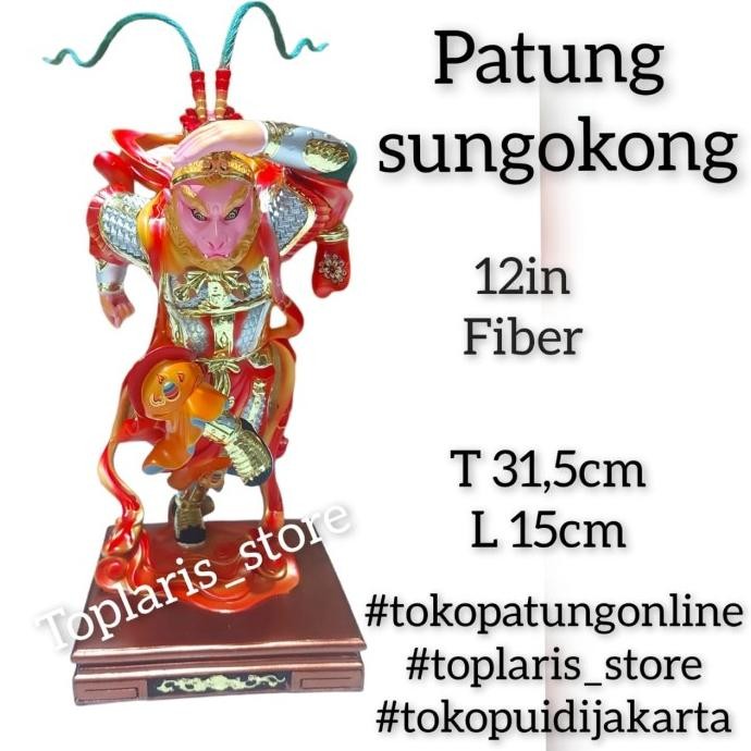 

Ready Patung Sungokong 12in Fiber 022