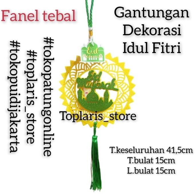 

Ready Hiasan Gantungan Tempelan Idul Fitri 10