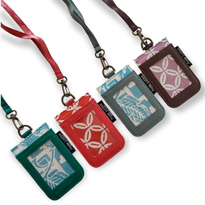 

Andra - Lanyard Gantungan Name Tag Id Card Holder Batik Perempuan Laki-Laki