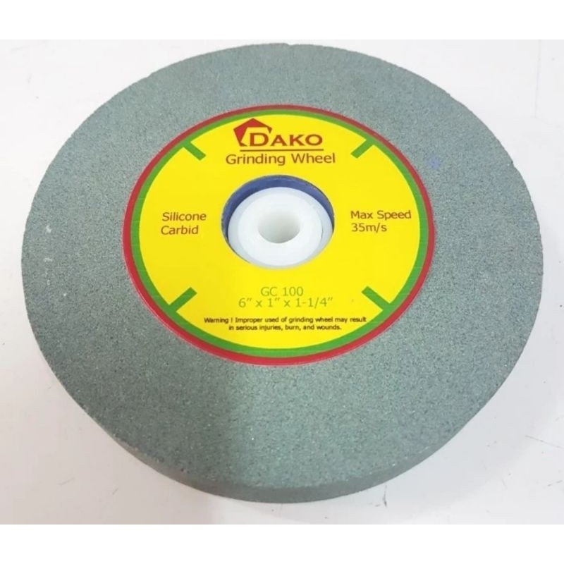 Batu Grenda Gurinda Grinda Duduk 6 x 1 x 1 " in inch inci Hijau Dako