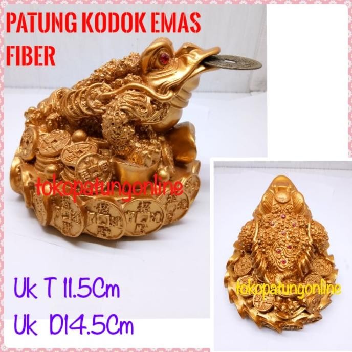 

Ready Patung Kodok Fiber Emas T12 C2