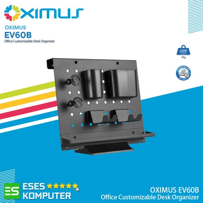 

Andra - Pegboard Standing Meja Organize Stationery Costumizable Oximus Ev60B