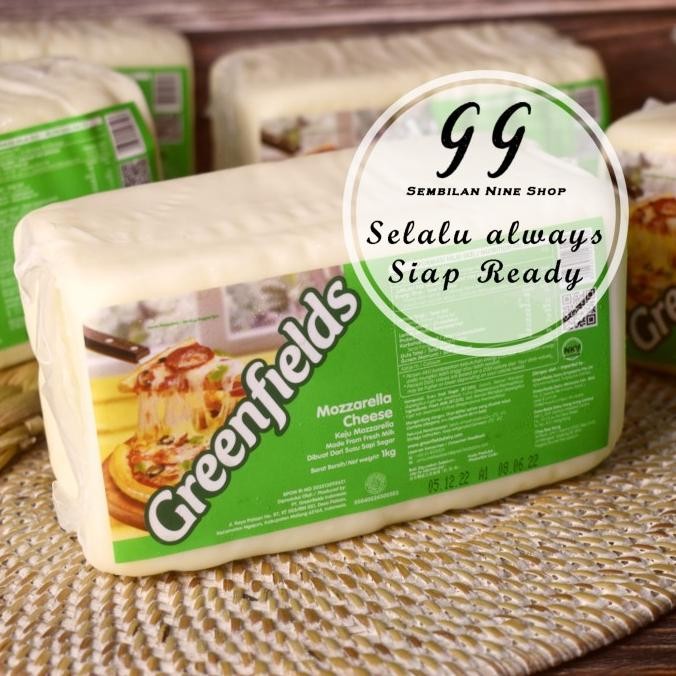 

Keju GREENFIELDS Mozzarella Cheese 1 KG Mozarela Mozzarela Mozarella GS