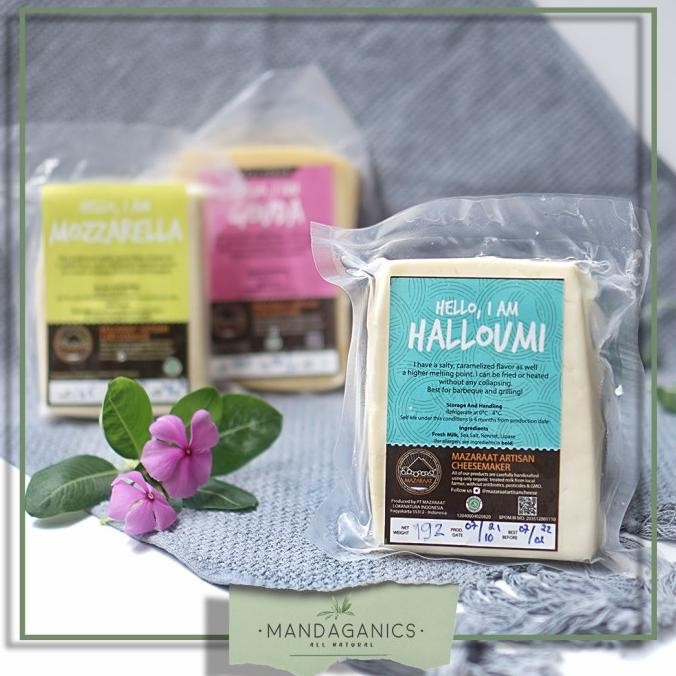 

MAZARAAT ARTISAN CHEESE HALOUMI MOZARELLA GOUDA | KEJU ORGANIC GS