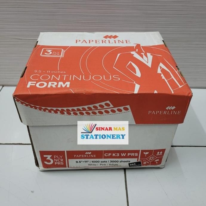 

BEBAS ONGKIR - Kertas Komputer Continous Form 3 Play PRS Bagi 2(9 1/2 X 11) Paperline