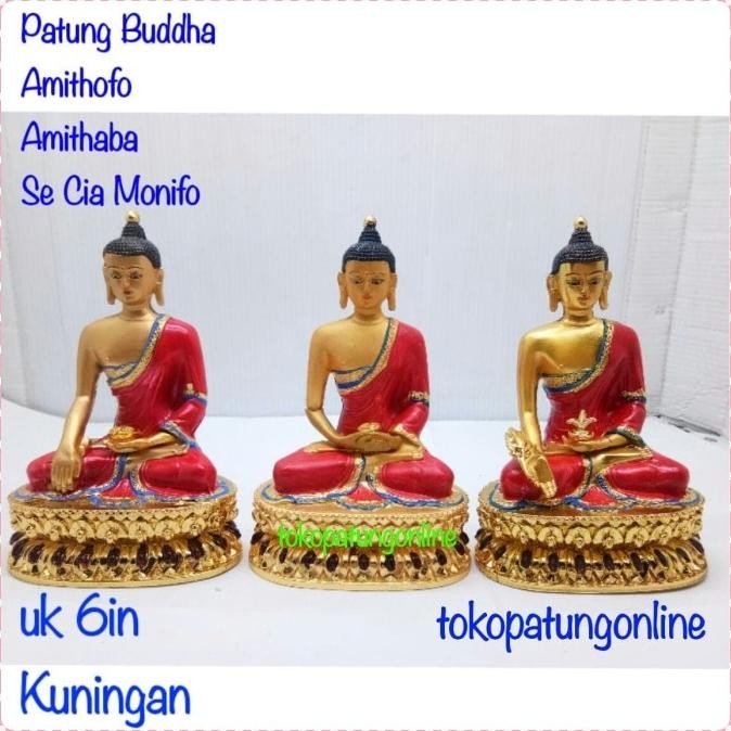 Ready Patung Buddha Tantrayana Kuningan Uk 6 in