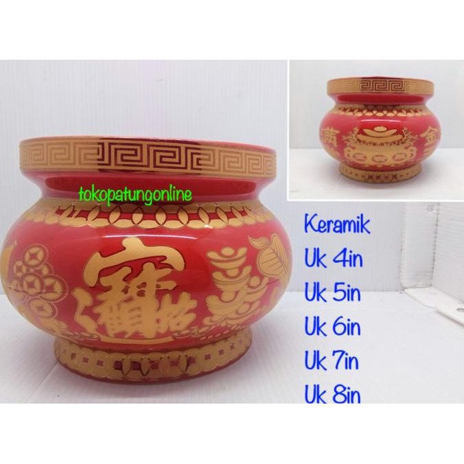 

Ready Hiolo Tempat Dupa Keramik Yenpao uk 6in