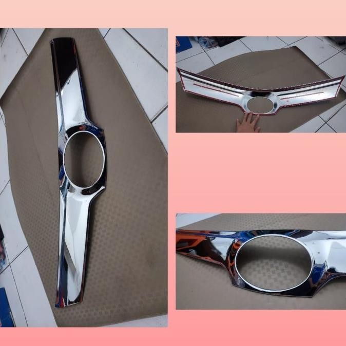 cover grill depan mobil avanza veloz 2019up chrome