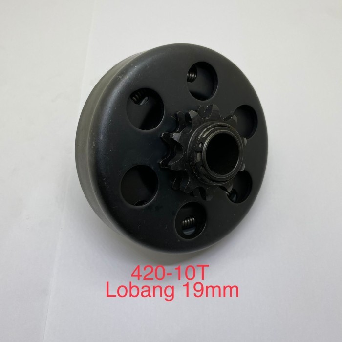 Kopling Otomatis Assy 420 - 10T As 19mm Gokart - Robin - Honda GX 160 Siap Kirim 